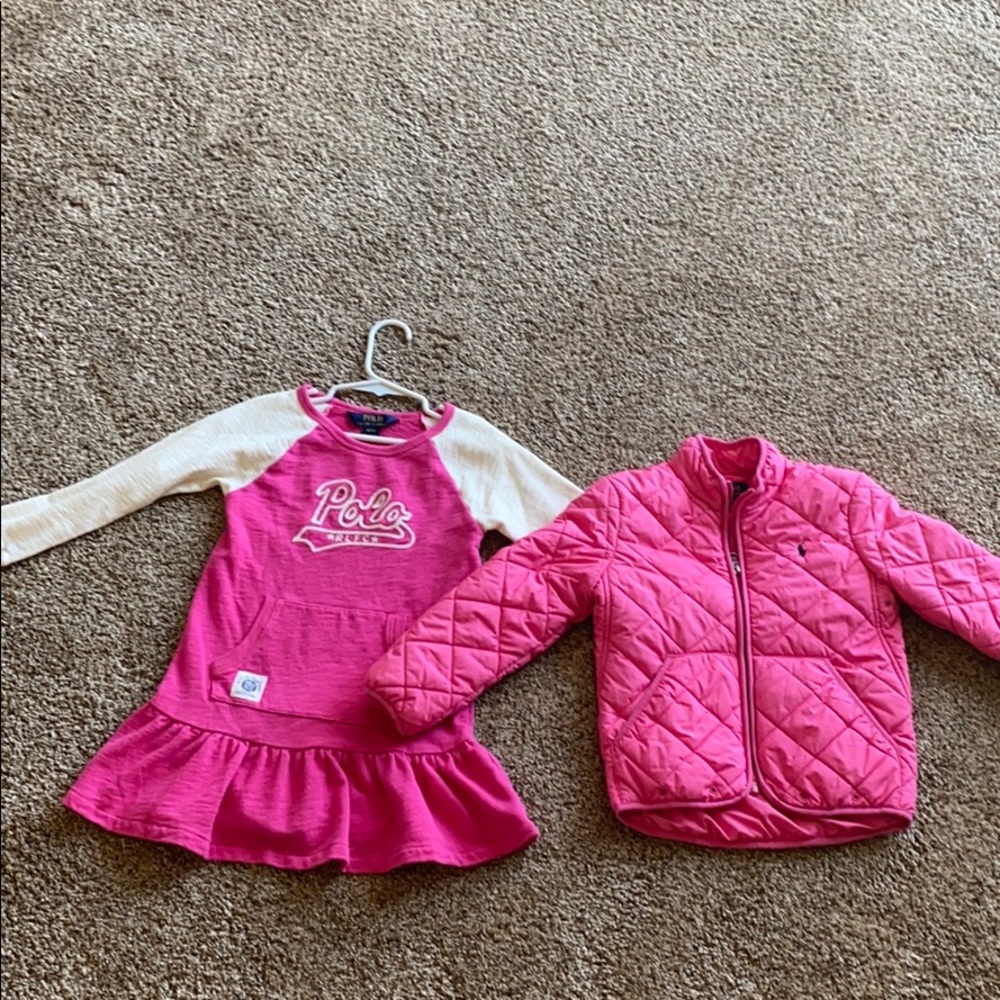 Ralph Lauren Polo Dress and winter jacket